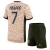 Officiële Voetbalshirt + Korte Broek Paris Saint-Germain Mbappé 7 Vierde Jordan 2023-24 - Kids